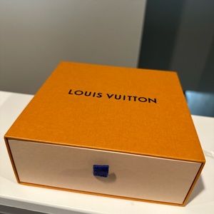 Authentic Louis Vuitton gift box with dust bag and ribbon